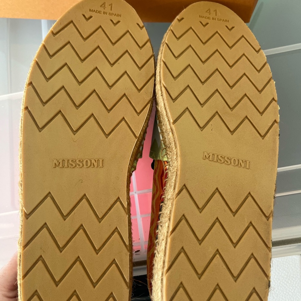 Missoni Multicolor Zigzag Chevron Espadrilles siz… - image 6